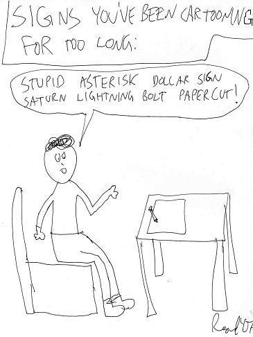 Cartoonists who swear and the paper that hates them