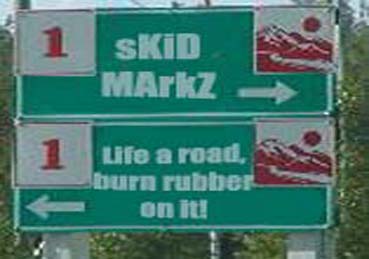 Skid Markz the spot!